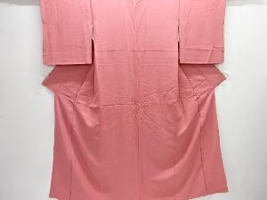 織柄色無地着物